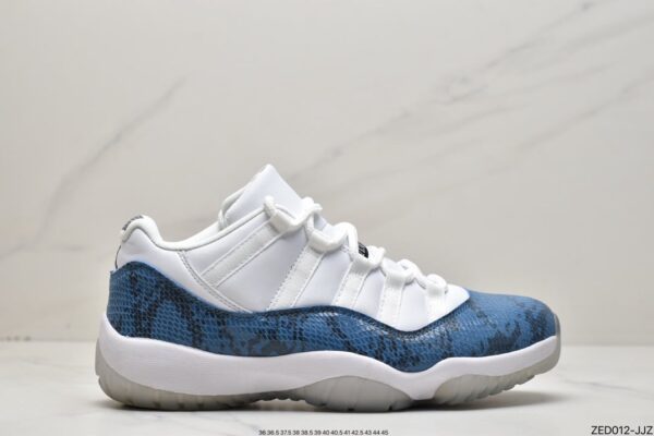 Air Jordan 11 Retro Low 'Navy Snakeskin' 2019 CD6846-102 - Image 2