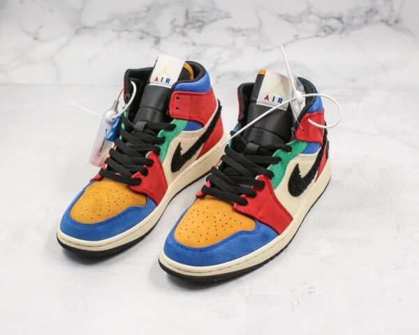 Blue The Great x Air Jordan 1 Mid 'Fearless' CU2805-100 - Image 7