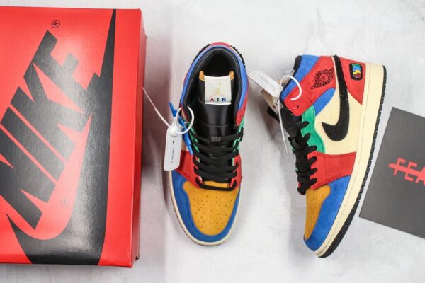 Blue The Great x Air Jordan 1 Mid 'Fearless' CU2805-100 - Image 2