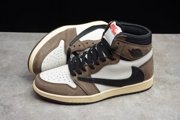 Travis Scott x Air Jordan 1 Retro High OG 'Mocha' CD4487-100 - Image 5