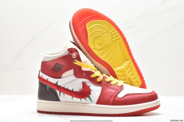 Air Jordan 1 High Zoom Air CMFT 2 'Teyana Taylor A Rose From Harlem' FJ0604-601 - Image 6