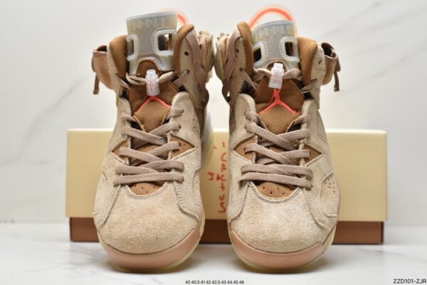 Travis Scott x Air Jordan 6 Retro 'British Khaki' DH0690-200 - Image 5