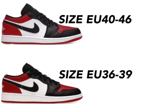 Air Jordan 1 Low Bred Toe - Image 2