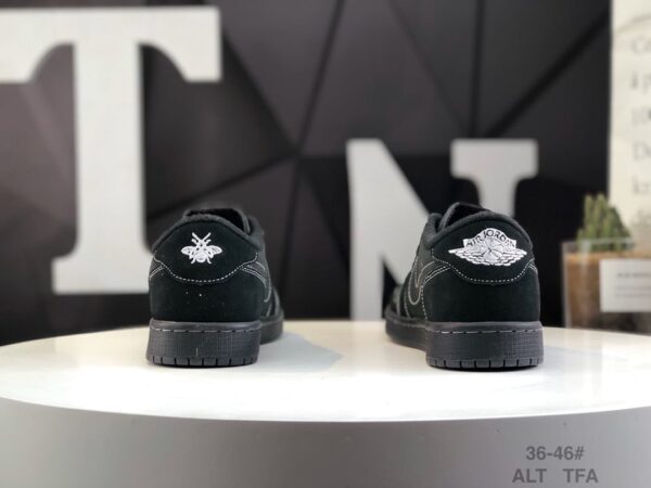 Travis Scott x Air Jordan 1 Low OG SP 'Black Phantom' DM7866-001 - Image 4