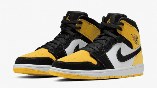 Air Jordan 1 Mid SE 'Yellow Toe' 852542-071 - Image 2