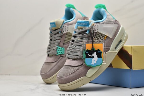 Union LA x Air Jordan 4 Retro 'Taupe Haze' DJ5718-242 - Image 9