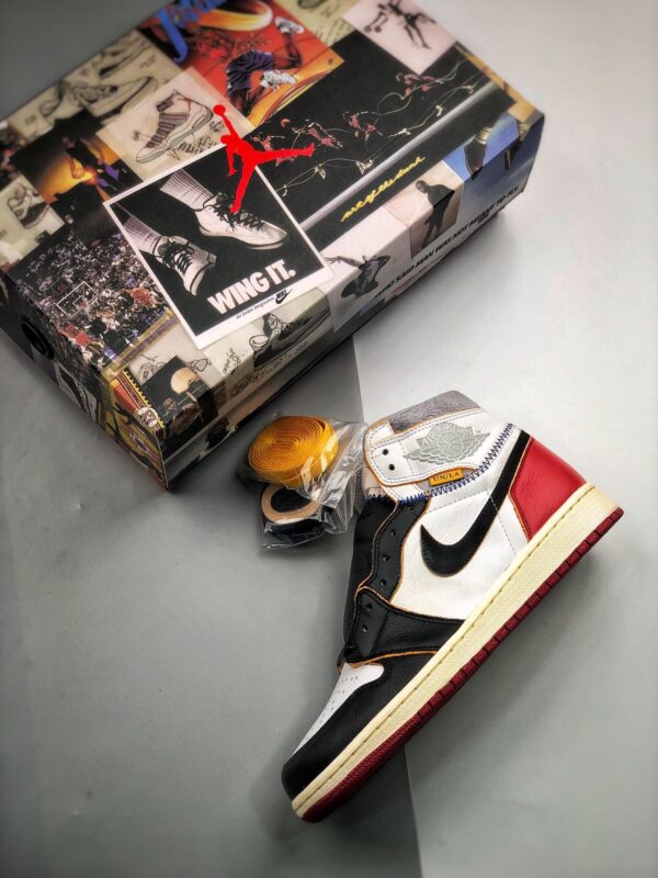 Union LA x Air Jordan 1 Retro High NRG 'Black Toe' BV1300-106 - Image 4