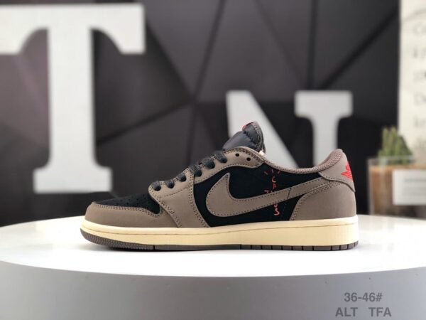 Travis Scott x Air Jordan 1 Low 'Mocha' CQ4277-001 - Image 6