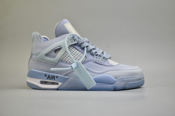 Customized Off-White x Air Jordan 4 Arctic - Image 5