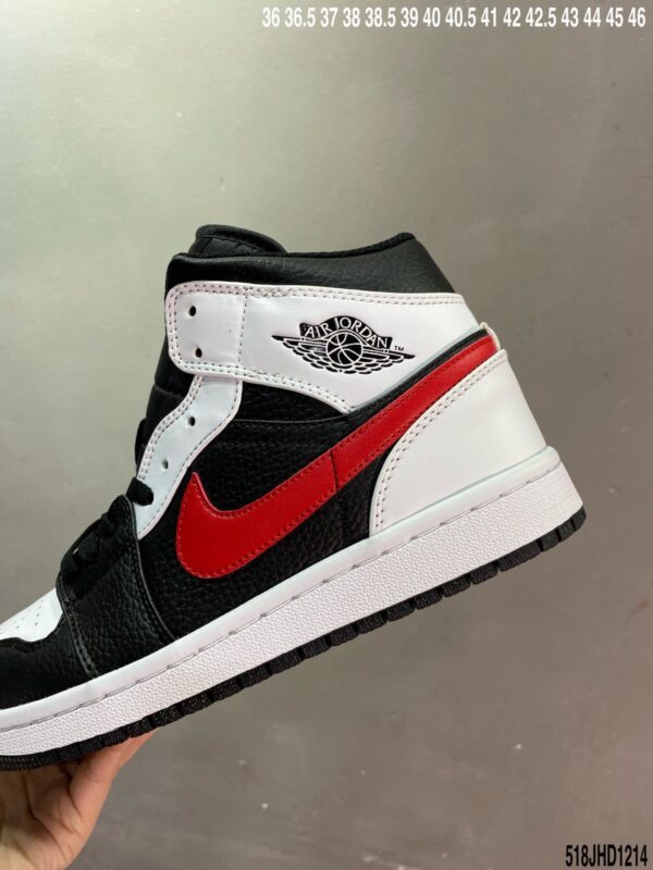Air Jordan 1 Mid GS 'Chile Red' 554725-075 - Image 7