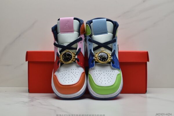 Melody Ehsani x Wmns Air Jordan 1 Mid 'Fearless' CQ7629-100 - Image 8