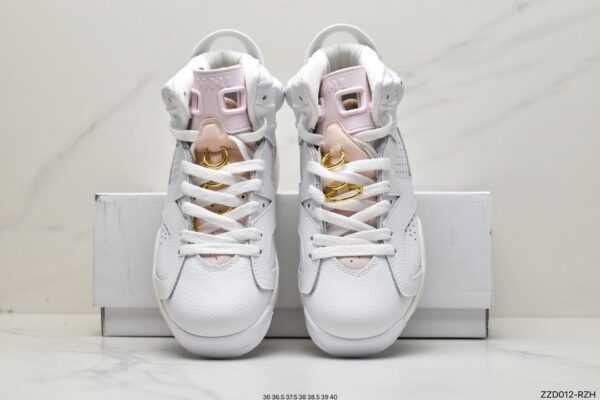 Wmns Air Jordan 6 Retro 'Gold Hoops' DH9696-100 - Image 8