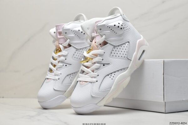 Wmns Air Jordan 6 Retro 'Gold Hoops' DH9696-100 - Image 9