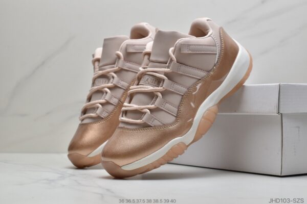 Wmns Air Jordan 11 Low 'Rose Gold' AH7860-105 - Image 9