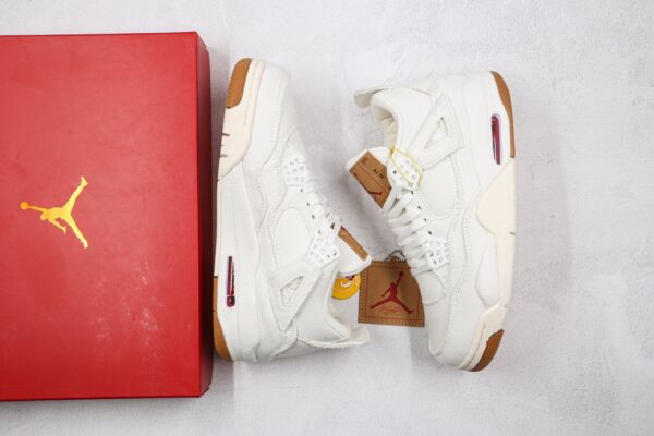 Levi's x Air Jordan 4 Retro White Denim - Image 5
