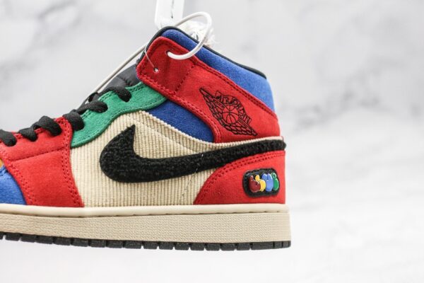 Blue The Great x Air Jordan 1 Mid 'Fearless' CU2805-100 - Image 8