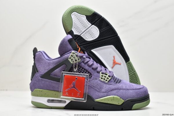 Wmns Air Jordan 4 Retro 'Canyon Purple' AQ9129-500 - Image 6
