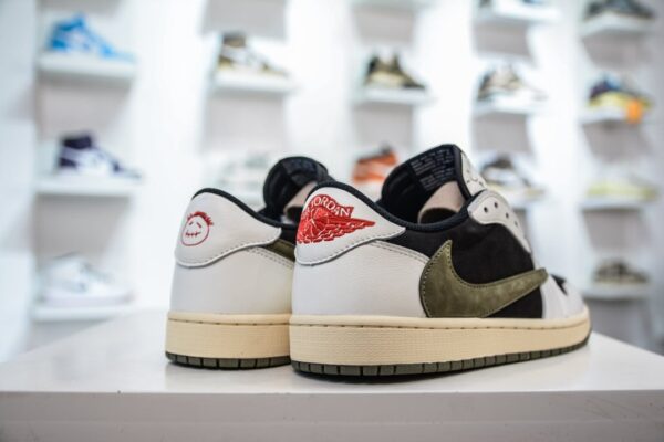 WMNS Travis Scott x Air Jordan 1 Low OG Olive DZ4137-106 (Women's) - Image 5