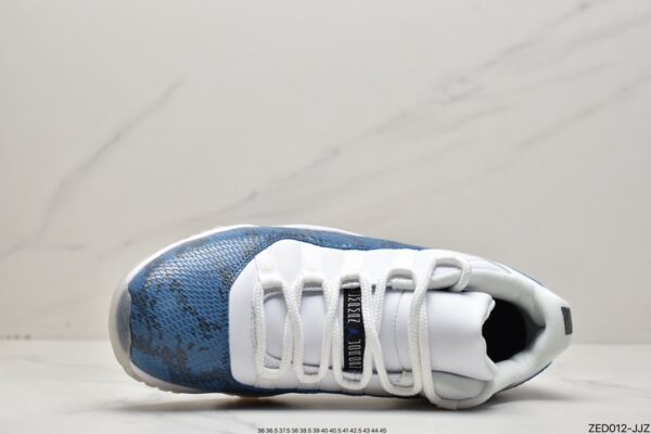 Air Jordan 11 Retro Low 'Navy Snakeskin' 2019 CD6846-102 - Image 3