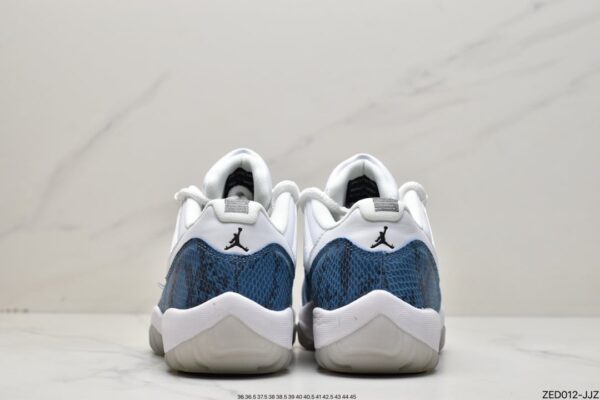 Air Jordan 11 Retro Low 'Navy Snakeskin' 2019 CD6846-102 - Image 7