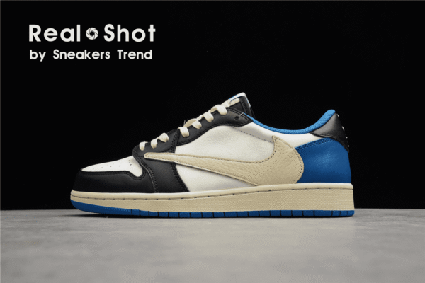 Fragment Design x Travis Scott x Air Jordan 1 Retro Low DM7866-140 - Image 2