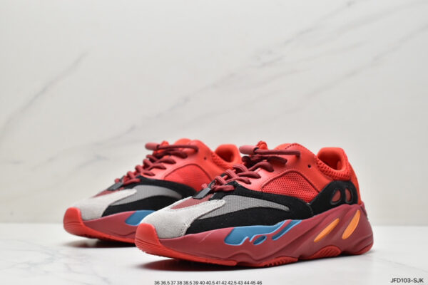 Yeezy Boost 700 Hi-Res Red HQ6979 - Image 5