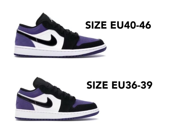 Air Jordan 1 Low Court Purple - Image 2