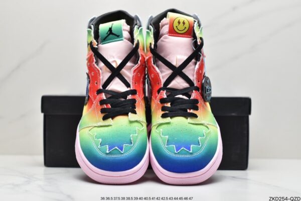 J. Balvin x Air Jordan 1 Retro OG High 'Colores Y Vibras' DC3481-900 - Image 4
