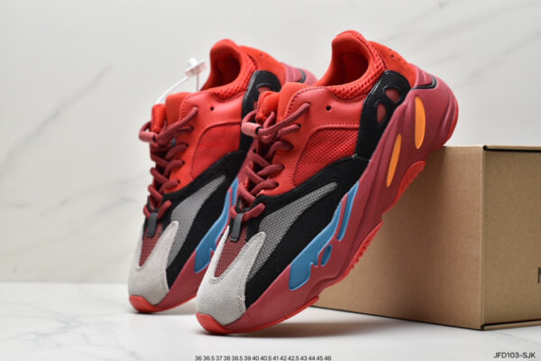 Yeezy Boost 700 Hi-Res Red HQ6979 - Image 9