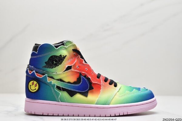 J. Balvin x Air Jordan 1 Retro OG High 'Colores Y Vibras' DC3481-900 - Image 8