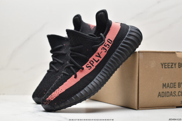 Yeezy Boost 350 V2 Black Red BY9612 - Image 8