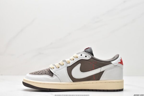 Travis Scott x Air Jordan 1 Low OG 'Reverse Mocha' DM7866-162 - Image 4