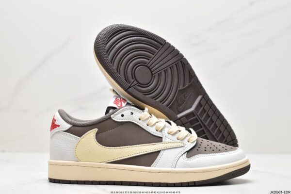 Travis Scott x Air Jordan 1 Low OG 'Reverse Mocha' DM7866-162 - Image 5