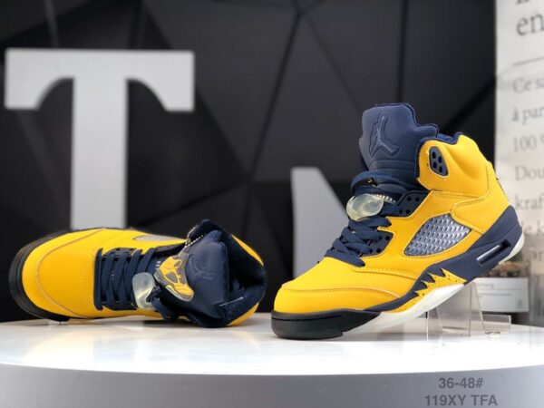 Air Jordan 5 Retro SP 'Michigan' CQ9541-704 - Image 7