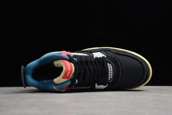Union LA x Air Jordan 4 Retro 'Off Noir' DC9533-001 - Image 4
