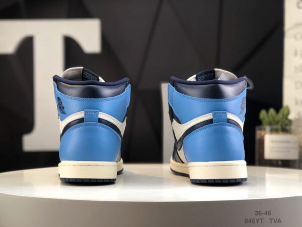 Air Jordan 1 Retro High OG 'Obsidian' 555088-140 - Image 7