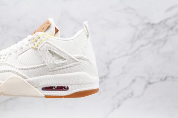 Levi's x Air Jordan 4 Retro White Denim - Image 9