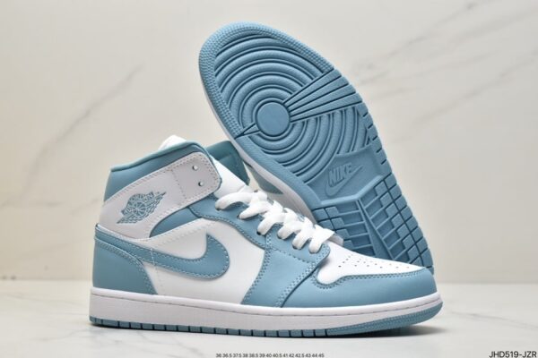 Wmns Air Jordan 1 Mid 'University Blue' BQ6472-141 - Image 6