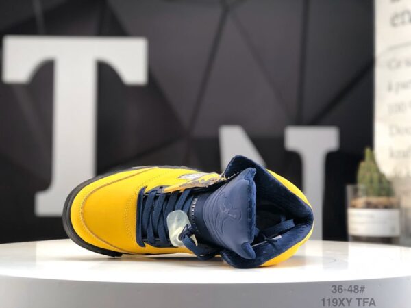 Air Jordan 5 Retro SP 'Michigan' CQ9541-704 - Image 4