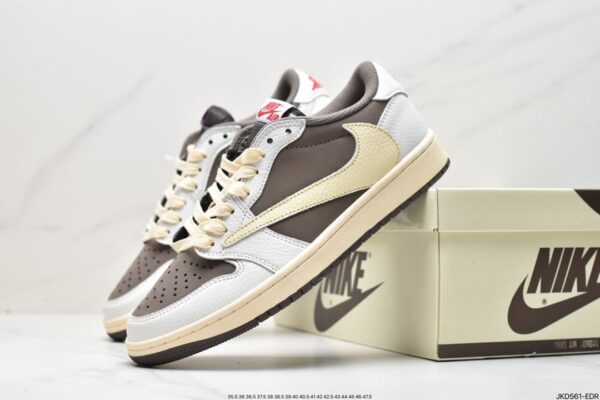 Travis Scott x Air Jordan 1 Low OG 'Reverse Mocha' DM7866-162 - Image 6