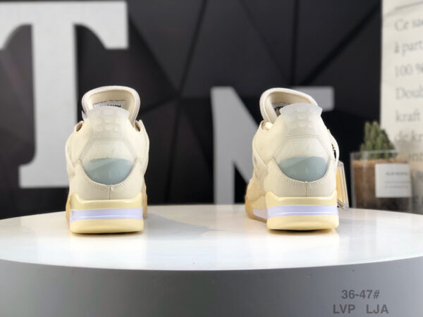 Off-White x Wmns Air Jordan 4 SP 'Sail' CV9388-100 - Image 4