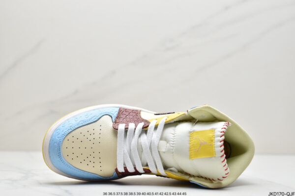 Maison Chateau Rouge x Air Jordan 1 Mid SE 'Fearless' CU2803-200 - Image 3