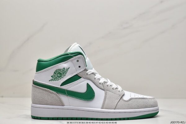Air Jordan 1 Mid SE 'Grey Pine Green' DC7294-103 - Image 2