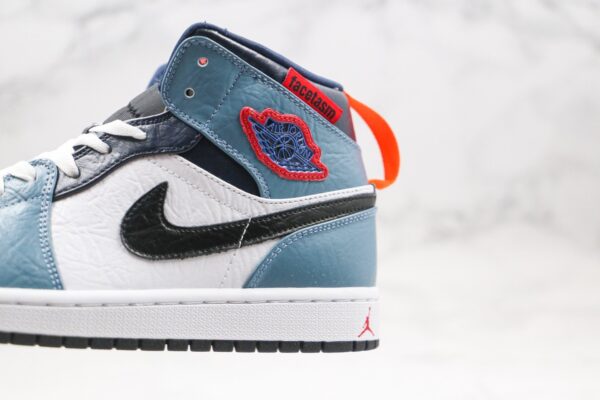 Facetasm x Air Jordan 1 Mid 'Fearless' CU2802-100 - Image 8