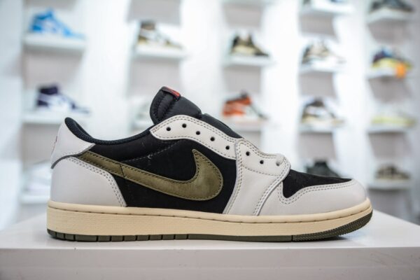 WMNS Travis Scott x Air Jordan 1 Low OG Olive DZ4137-106 (Women's) - Image 4