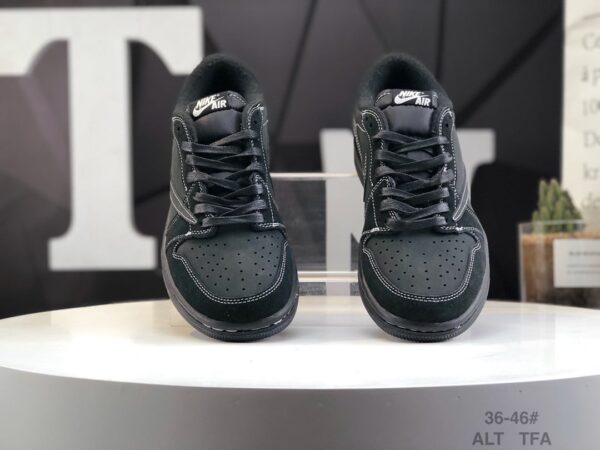 Travis Scott x Air Jordan 1 Low OG SP 'Black Phantom' DM7866-001 - Image 6