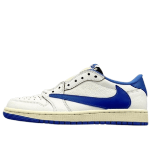 Fragment x Travis Scott x Air Jordan 1 Low White Royal Blue