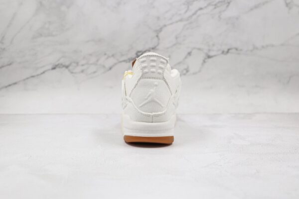Levi's x Air Jordan 4 Retro White Denim - Image 7