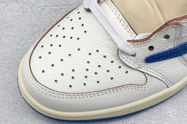 Fragment x Travis Scott x Air Jordan 1 Low White Royal Blue - Image 8