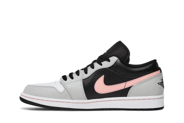 Air Jordan 1 Low 'Grey Fog Bleached Coral' 553558-062 - Image 8